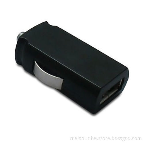 Mini USB Car Charger with 12 to 24V DC Input Voltages and 5V 1A/5V 2.1A Output